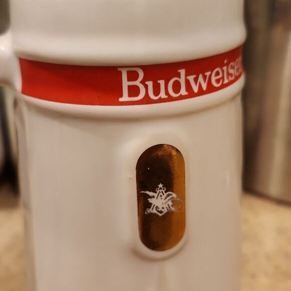 Vintage Budweiser Anheiser Busch Beer Steins Set of 2 12 oz. - Picture 9 of 13